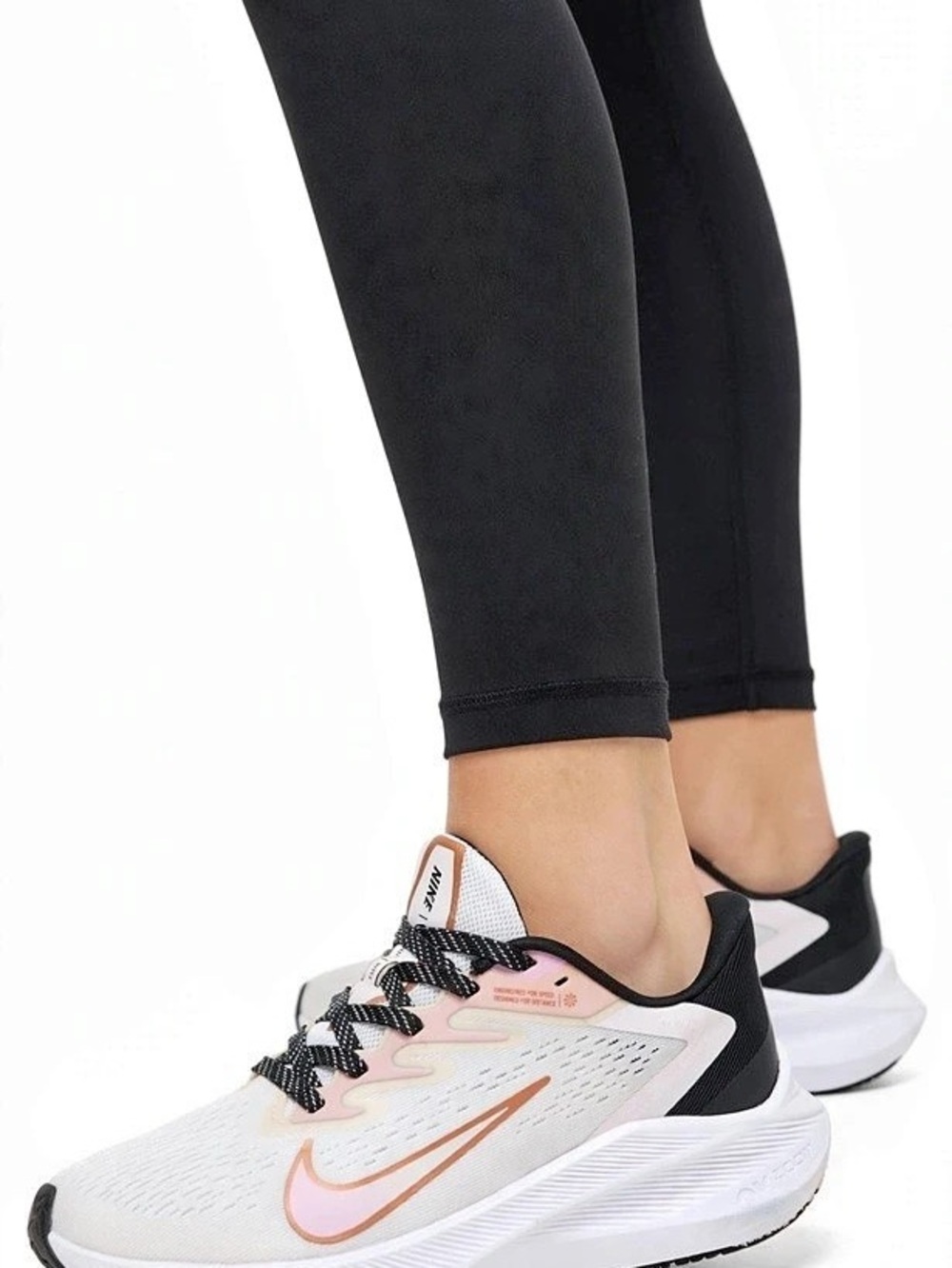 Nike Air Zoom Winflo 8 Women's Athletic Shoes US 7 White & Pink